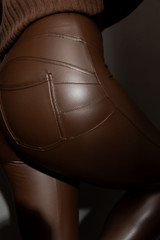 Chocolate Coated Zip Miracle Pant