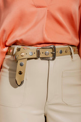 Taupe Stud Belt