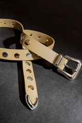 Taupe Stud Belt