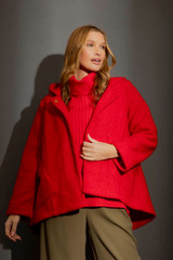 Red Hood Swing Coat