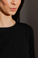 Black Crew Neck Tee