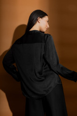 Black Cargo Asana Shirt