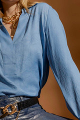 Chambray Brit Blogger Shirt