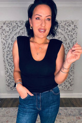 Black Tencel Lust Cami