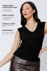 Black Tencel Lust Cami
