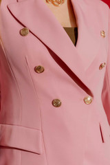 Pink Keyhole Sisca Blazer