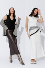 Black/White Tencel Lust Cami 2 Pack