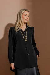 Black Bustier Shirt