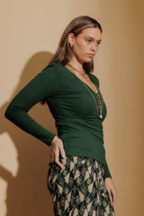 Forest Tencel Lust Long Sleeve Top