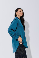 Teal Femme Blogger Shirt