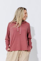 Rose Tencel Hoodie