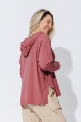 Rose Tencel Hoodie