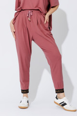 Rose Tencel Slouch Pant