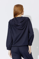 Navy Luxe Street Jacket