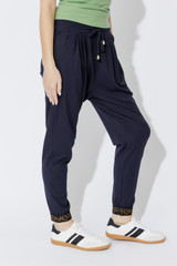 Navy Luxe Street Pant
