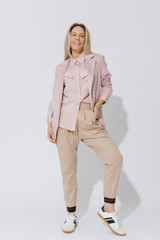 Pink Angle Pocket Shirt