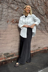 White Angle Pocket Shirt