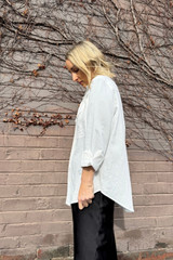 White Angle Pocket Shirt