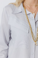 Blue Angle Pocket Shirt