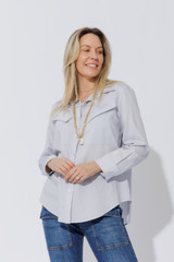 Blue Angle Pocket Shirt