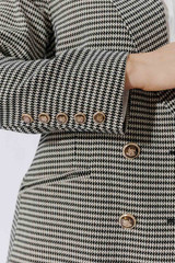 Black/White Lurex Bari Blazer
