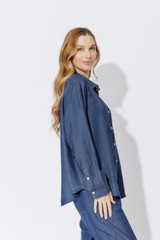 Dark Denim Cowboy Shirt