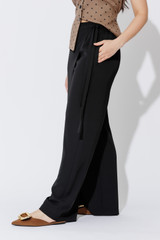 Black Euro Wrap Pant