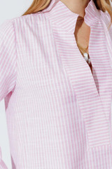 Pink Cotton Milan Blogger Shirt