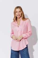 Peony Silky Milan Blogger Shirt