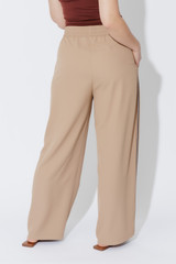 Caramel Stripe Sport Pant