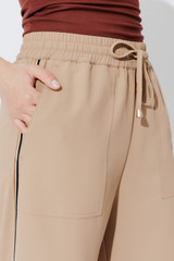 Caramel Stripe Sport Pant