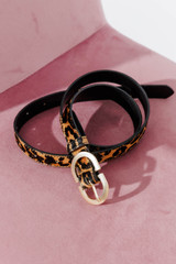 Leopard Hide Classic Belt