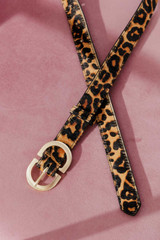 Leopard Hide Classic Belt
