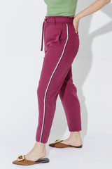 Raspberry Sport Paperbag Pant