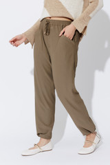 Khaki Toggle Pant