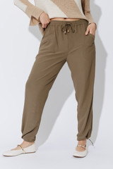 Khaki Toggle Pant