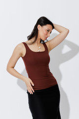 Brick Tencel Body Cami