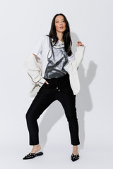 White Sheer Dress T-Shirt