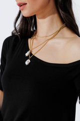 Black One Shoulder Tencel Top