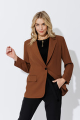 Espresso Euro Boyfriend Blazer