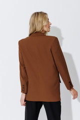 Espresso Euro Boyfriend Blazer