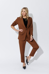 Espresso Euro Paperbag Pant