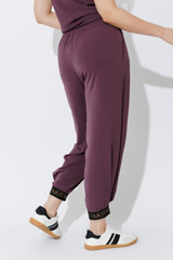 Plum Crop Jogger Pant
