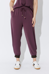 Plum Crop Jogger Pant