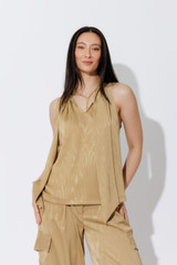 Gold Tie Neck Cami