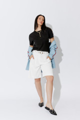 Black Bustier T-Shirt Black Bustier T-Shirt