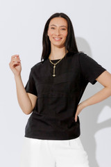 Black Bustier T-Shirt Black Bustier T-Shirt