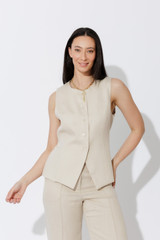 Oatmeal Lyocell Vest