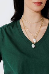 Forest Oversized V-Neck T-Shirt