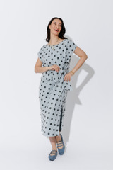 Blue Spot Harlow Dress Blue Spot Harlow Dress